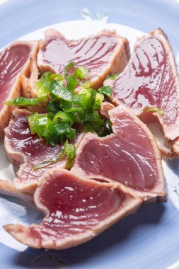 Taze ve lezzetli bonito fileto.