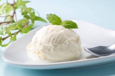 Delicious soft ice cream made with fresh milk