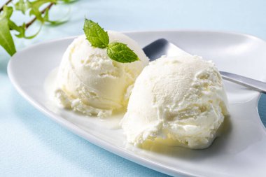 Delicious soft ice cream made with fresh milk