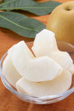 Fresh and sweet delicious pears