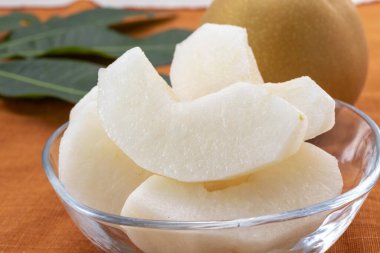 Fresh and sweet delicious pears