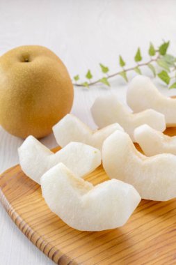 Fresh and sweet delicious pears