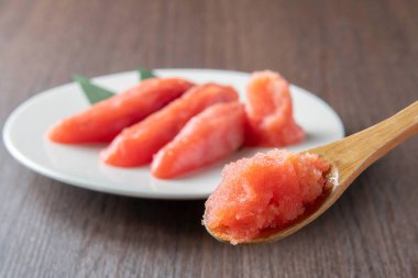 A delicacy of cod roe made from delicious Japanese cod eggs