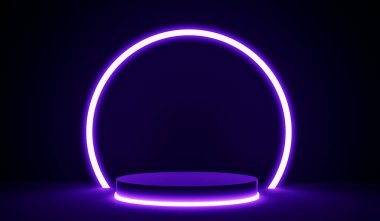 Beyaz arka plan, altın yüzük, yuvarlak çerçeve, 3 silindir, soyut minimal konsept, boş alan, basit temiz tasarım, lüks minimalist modelleme