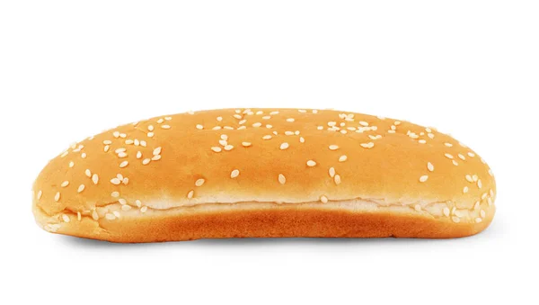 Hot Dog Bun White Background — Stock Photo, Image