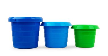 Bebek oyuncak Kepçe üzerinde beyaz izole