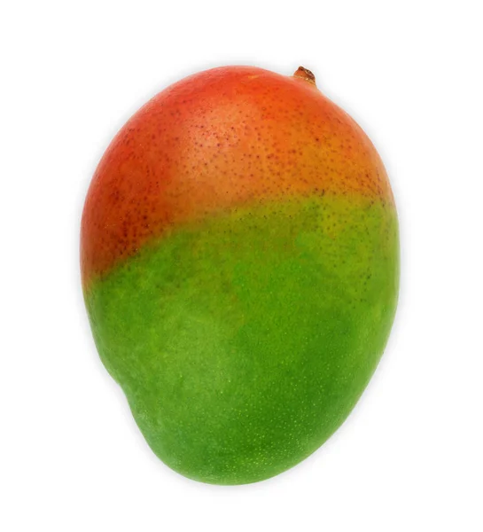 Mangue Séchée Posée Sur Plaque Blanche — Photo