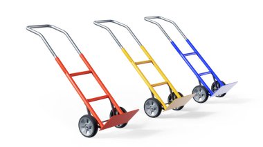 3B Render Rending Cart Simge Tasarımı.