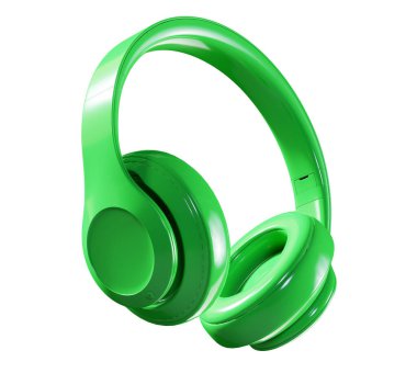 3B görüntüleme kulaklıkları beyaz arkaplanda izole edildi