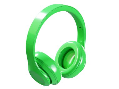 3B görüntüleme kulaklıkları beyaz arkaplanda izole edildi