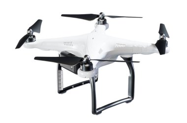 Uzaktan kumandalı profesyonel kablosuz siyah RC kuadkopter insansız hava aracının video ve fotoğraf kameralı yaratıcı üç boyutlu çizimi