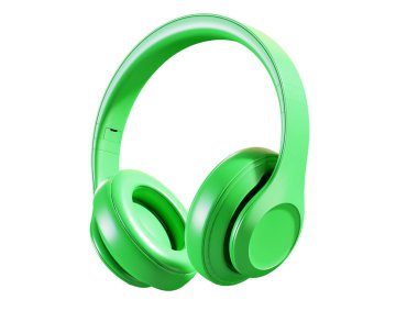 3B görüntüleme kulaklıkları beyaz arkaplanda izole edildi