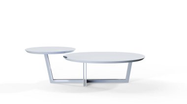 Ticaret Fuarı olay öğeleri 3d render izole