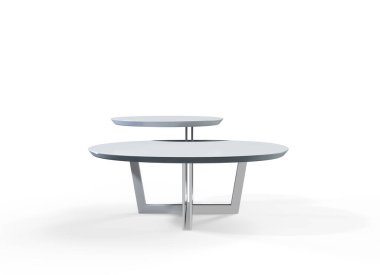 Ticaret Fuarı olay öğeleri 3d render izole