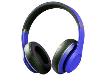 3B görüntüleme kulaklıkları beyaz arkaplanda izole edildi