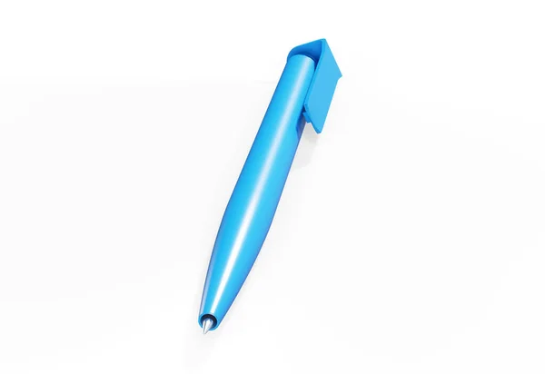 Ball Pen Mockup Isolated White Background Render — Stock Photo, Image