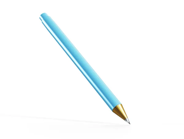 Ball Pen Mockup Geïsoleerd Witte Achtergrond Render — Stockfoto