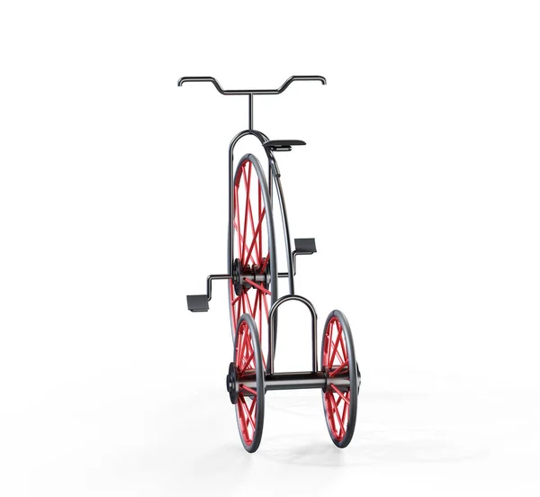 Червоний Велосипед Елементи Теми Велосипеда Спортивний Велосипед Вулиці Рендеринг — стокове фото