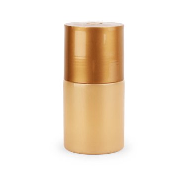 Hidrojel altın kozmetik göz bandı kavanozu. Cilt için kozmetik ürün. Gözlerinin altındaki yamalar. Kolajen maskesi