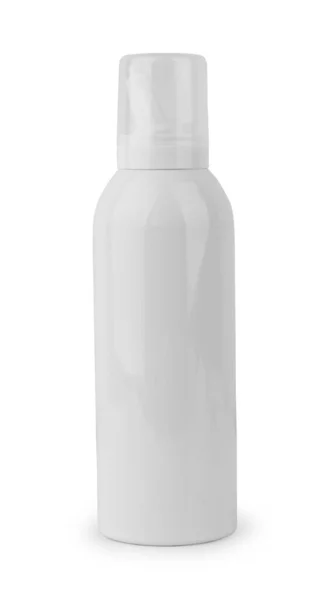 Spray Kosmetycznych Cząsteczki Dezodorant Odświeżacze Lub Leki Antyseptyczne Biały Butelka — Zdjęcie stockowe
