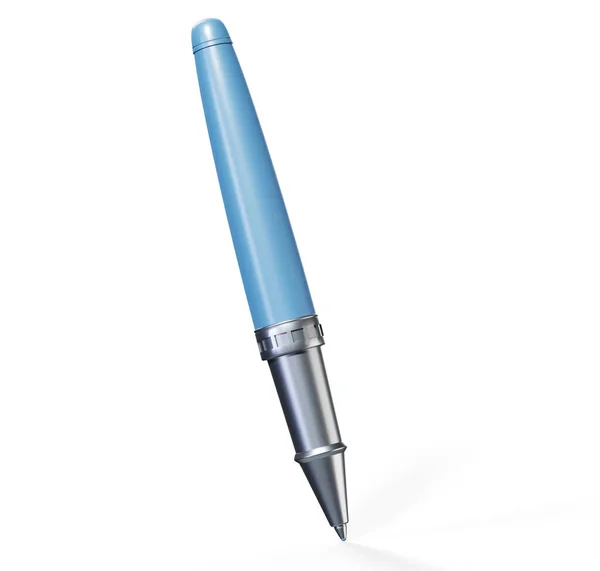 Ball Pen Mockup Geïsoleerd Witte Achtergrond Render — Stockfoto