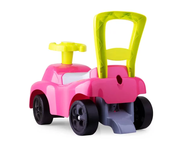 Carro Brinquedo Para Lixo Isolado Branco — Fotografia de Stock