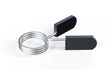 Blue hand trainer 3d render