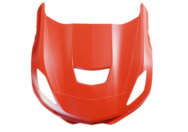 Midnight black modern konsept araba - yan görünüm 3D görüntüleme