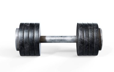 Bronz Dumbbell 3d Görüntü 3D