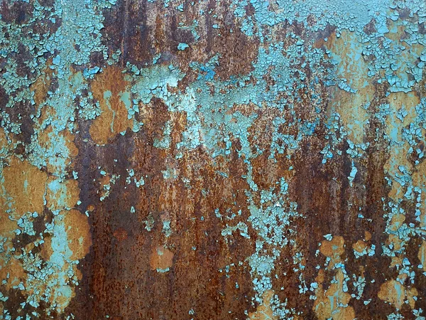 Fondo Metálico Corroído Pared Metálica Pintada Blanco Oxidado Fondo Metal —  Fotos de Stock