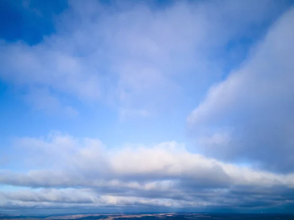 Schöner Blauer Himmel Mit Wolkenhintergrund Himmel Wolken Und Sonne Bunter — Stockfoto