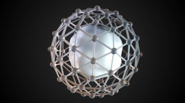 Elektronlardan oluşan hücrede atom