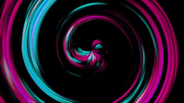 Swirling spiral circles. — Stock Video