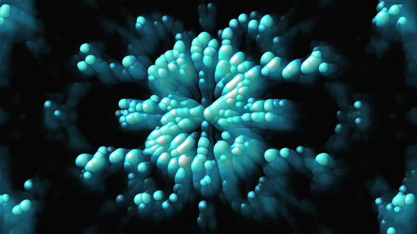 Bubbels en abstracte deeltjes — Stockfoto