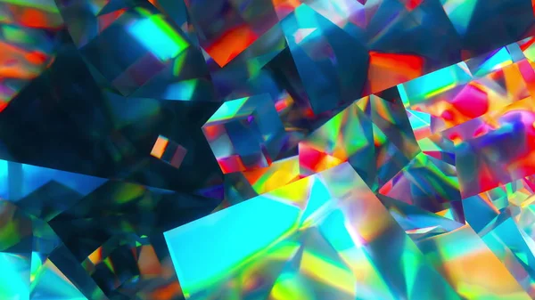 Діаманти зі скляними полірованими краями — стокове фото