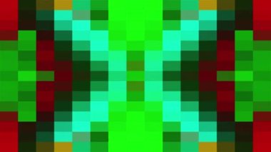 Renkli mozaik arka plan, bilgisayar üretimi. Çok renkli blokların yüzeyi. Geometrik biçimin 3d görüntülemesi