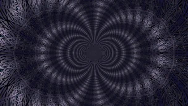 Túnel caleidoscópico abstracto de esferas — Vídeos de Stock