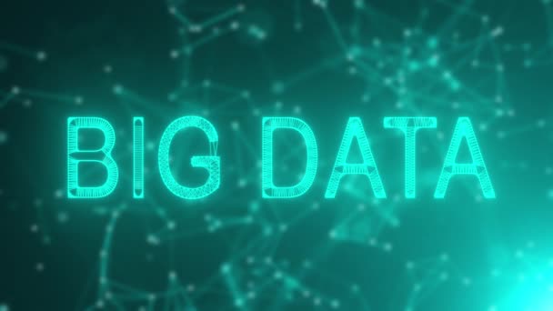 Data analisis digital besar — Stok Video