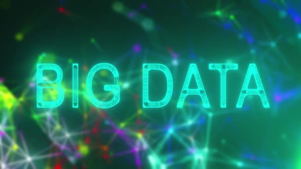 Digitální analytická velká data — Stock video