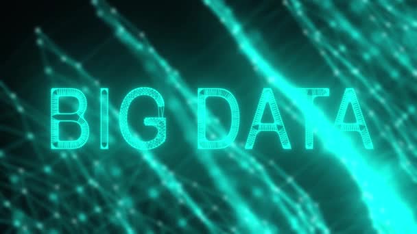 Digitale analytische big data — Stockvideo