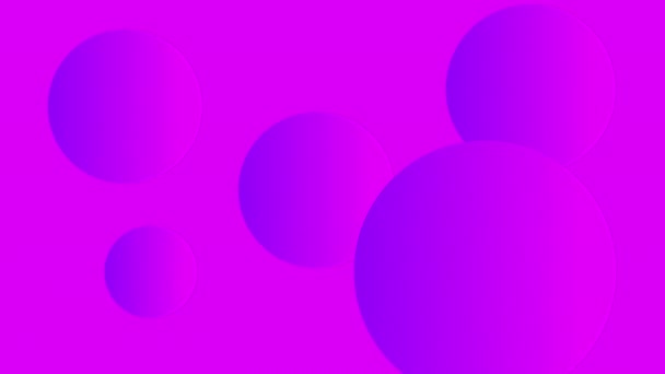 Colorful spheres in abstract design — Stock Video