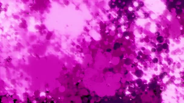 Explosion von Teilchen mit kosmischem Glühen — Stockvideo