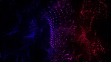 Akış parçacıklarından organik şekil