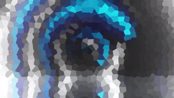 Kristallisiertes abstraktes Mosaik — Stockvideo