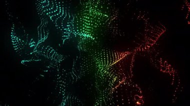 Akış parçacıklarından organik şekil