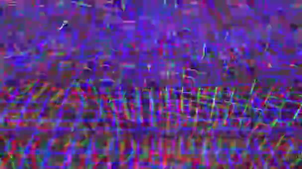 Falha, ruído de pixel — Vídeo de Stock