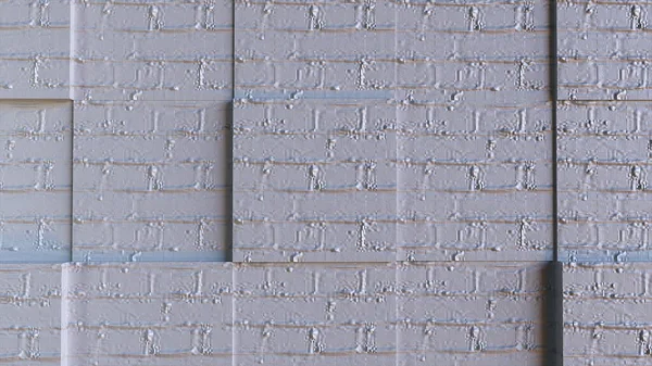 Brick wall with niches — Stock Photo, Image