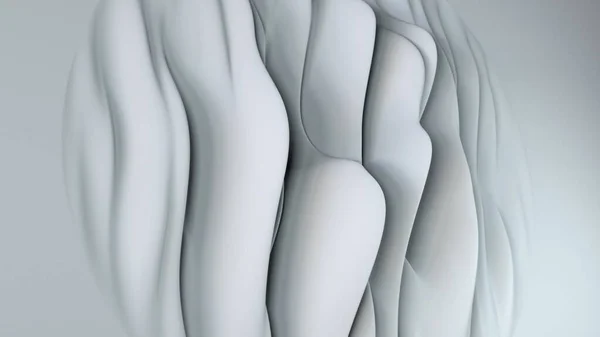Soyut beyaz dalgalar — Stok fotoğraf