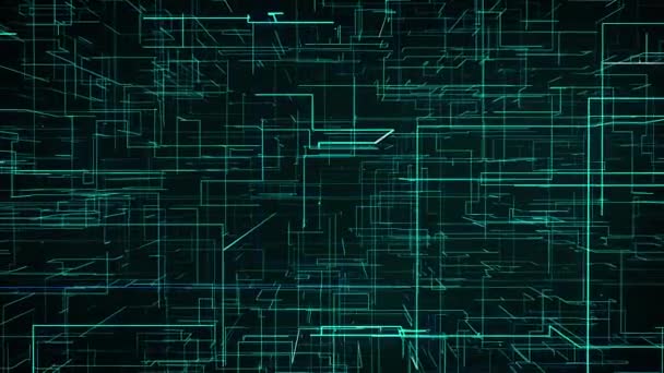 Digital abstract data maze — Vídeo de Stock