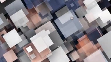 Dikdörtgenlerin soyut katmanı